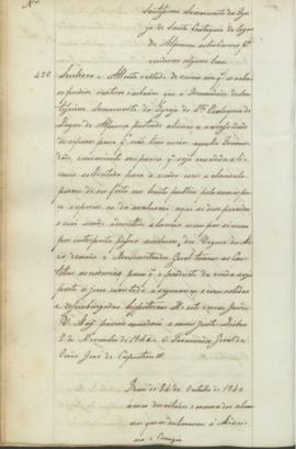"Idem de 24 de Outubro de 1840 ácerca dos estudos e exames dos alumnos que se destinarem à M...