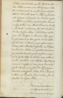 "Idem de 5 de Maio de 1840 ácerca de um Officio do Administrador Geral de Faro, em que pede ...