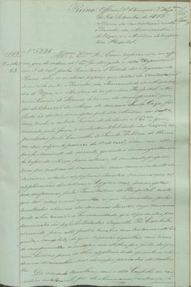 "Officio (!ª Direcção - 2ª Repartição) de 5 de Setembro de 1855. Ácerca da contestação entre...