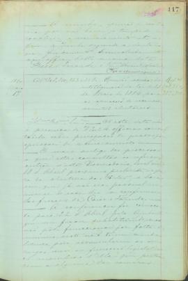 "Opinião acerca da intelligencia da lei de 21 de Maio de 1884 para as operações de recenseam...