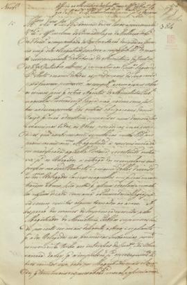 "Officio ao Ministerio das Justiças com o Officio do Procurador Regio da Relaçam de Lisboa e...