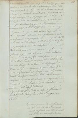 "Em cumprimento da Portaria do Ministerio da Fazenda de 14 de Julho de 1847, ácerca da Prela...