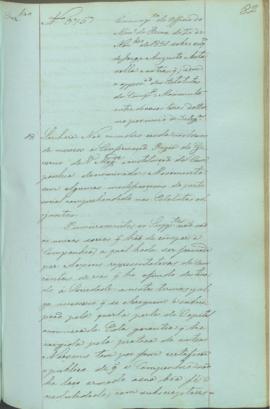 "Em cumprimento do Officio do Ministerio do Reino de 20 de Novembro de 1851 sobre o requerim...
