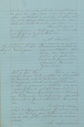 "Processo relativo à administração e tutoria dos menores filhos do falecido súbdito espanhol...