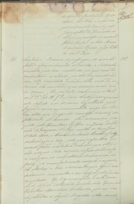 "Idem em virtude do Officio do Ministerio da Justiça de 21 de Maio de 1844, á cerca do proce...