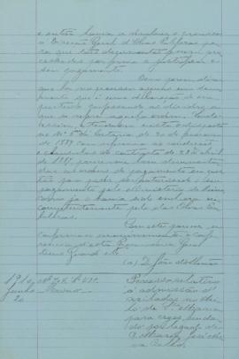 "Processo relativo à admissão de asilados no Asilo de Santa Maria para Cegos, fundado por le...
