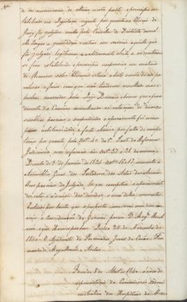 "Idem de 8 de Abril de 1840 ácerca de representação da Comissão Administrativa dos Hospitais...