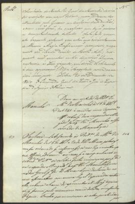 "Idem em virtude da Portaria do Ministerio da Marinha de 15 de Setembro de 1841 ácerca das c...