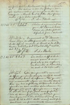 "Em virtude do Officio de 14 do corrente acerca serem perdooados os reos implicados nos tumu...