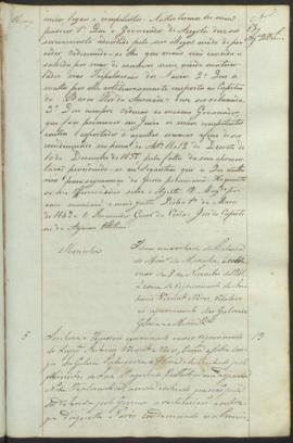 "Idem em virtude da Portaria do Ministerio da Marinha, e Ultramar de 8 de Novembro de 1841, ...