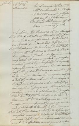 "[Parecer] em observancia da Portaria do Ministerio da Marinha de 17 de Agosto de 1846 ácerc...