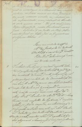 "Idem em virtude do Officio do Ministerio da Justiça de 25 de Junho de 1844 á cerca do reque...