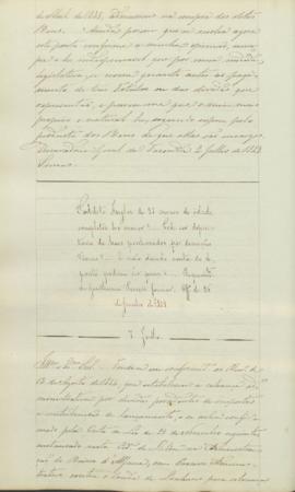 "Subdito Inglêz de 21 annos de idade completos he maior?... Pode ser depositário de bens pen...