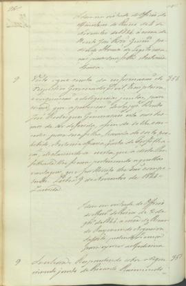 "Idem em virtude do Officio do Ministerio do Reyno de 2 de Novembro de 1844, á cerca de Rica...
