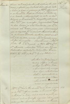 "Ao Ministro da Justiça, remettendo-se o Officio do Procurador Regio da Relaçam de Lisboa, n...