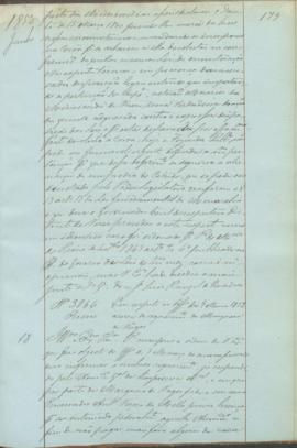 "Em resposta ao Officio de 9 de Março 1852 acerca do requerimento da Marquesa de Vagos"