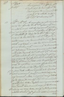 "Em cumprimento do Officio do Ministerio da Justiça de 20 de Agosto de 1847 á cerca da accuz...