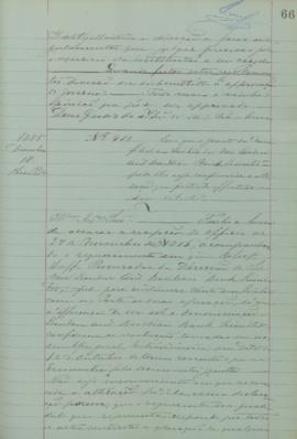 "Em que o gerente da caixa filial em Lisboa do New London and Brazilian Bank Limited pede lh...