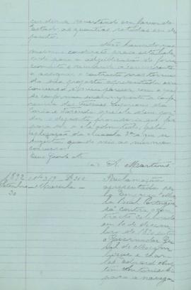 "Reclamação apresentada pela Empresa 'Mala Real Portuguesa' contra o contrato celebrado em 1...