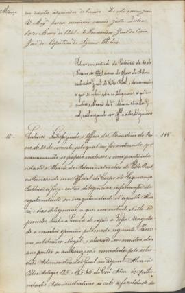 "Idem em virtude da Portaria de 10 de Março de 1841 ácerca do officio do Administrador Geral...