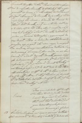 "Idem em virtude do officio do Ministerio do Reino de 10 de Julho de 1843 ácerca da queixa d...