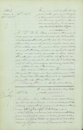 "Em que João de Brito Salgado pede seja auctorisada a Camara Municipal de Terras de Bouro a ...