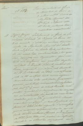 "Idem em virtude do officio do Ministerio do Reino de 3 de Dezembro de 1845 á cerca dos Alge...