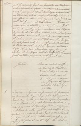 "Idem em virtude do Officio do Ministerio da Justiça de 22 de Fevereiro de 1844, á cerca dos...