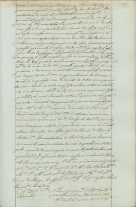 "Em cumprimento da Portaria do Ministério da Marinha de 30 de Novembro de 1847 ácerca do pro...