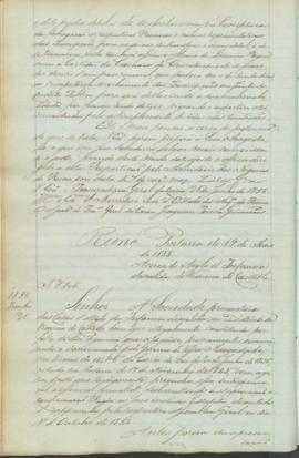 "Portaria de 19 de Maio de 1855. Acerca do Asylo d'Infancia desvalida de Vianna do Castello&...