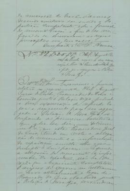 "Abel Augusto Correia de Pinho requer a sua exoneração de Procurador da Coroa e Fazenda de G...