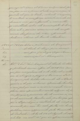 "Sobre a pretenção de Ezequiel de Paula Sá Prego para remir um fôro que se obrigou a pagar á...