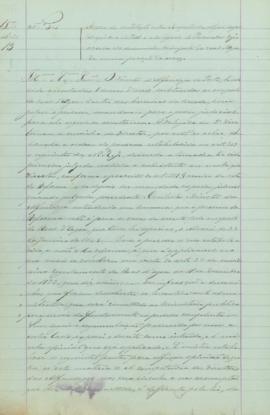 "Acerca da contestação entre o Inspector das Alfandegas dirigindo a do Porto e o delegado do...