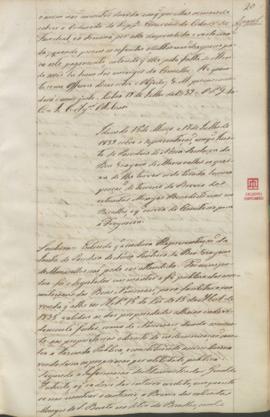 "Idem de 15 de Março e 17 de Julho de 1839 sobre a representação em que a Junta de Parochia ...