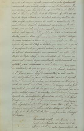 "Em virtude do officio da Secretaria de Estado dos Negocios do Reino de 11 de Março de 1845,...