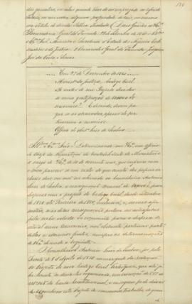 "Ministerio da Justiça. Codigo Civil. Ao autor do seu Projecto deve dar-se uma gratificação ...