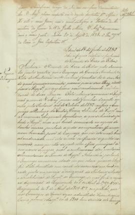 "[Officio de informação e parecer em virtude d'officio do Ministerio dos Negocios Estrangeir...