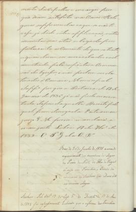 "Idem de 30 de Junho de 1838 á cerca de requerimento dos moradores do Lugar da Praia de Nort...