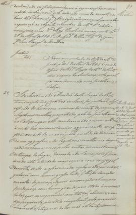 "Idem em virtude do Officio do Ministerio da Justiça de 5 de Abril de 1845 ácerca do Officio...