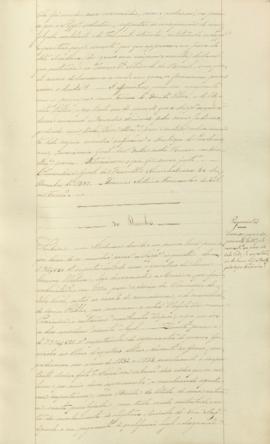 Parecer acerca do pedido do pagamento do casco e aparelhos da escuna denominada Maria, que foi ar...