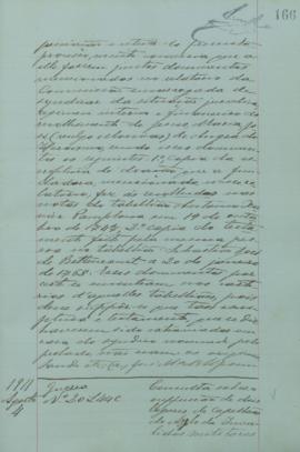 "Consulta sobre a supressão de dois lugares de capelão do Asilo de Inválidos Militares da Pr...