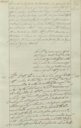 "Ao Ministro da Justiça com o Officio do Procurador Regio da relação de Lisboa de 11 do corr...