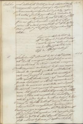 "Idem em virtude da Portaria do Ministerio do Reyno de 7 de Outubro de 1841 ácerca das Repre...