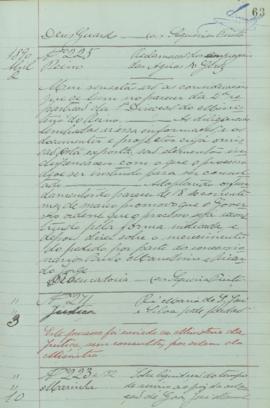 "Sobre liquidação do tempo de serviço ao juiz da Relação de Goa, José Manuel Crispiniano da ...