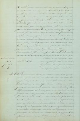 "Sobre o mesmo assumpto, e sobre a inteligencia do regulamento da supra referida lei."