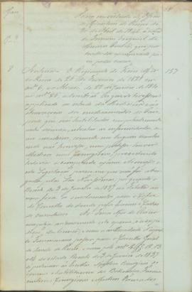 "Idem em virtude do Officio do Ministerio do REino de 30 de Abril de 1844, á cerca de Fermin...