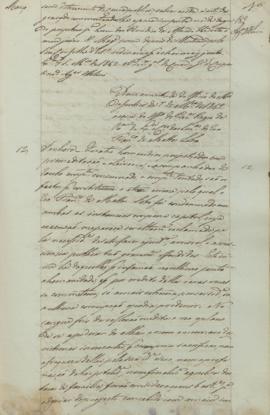 "Idem em virtude do officio do Ministerio da Justiça de 7 de Março de 1842 ácerca do Officio...