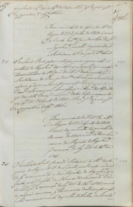 "Idem em virtude da Portaria do Ministerio do Reyno de 18 d'Agosto de 1842, ácerca da Consul...