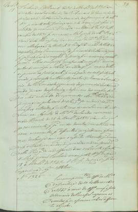 "Em cumprimento do officio do Ministerio da Justiça de 10 de Dezembro de 1847 à cerca do off...