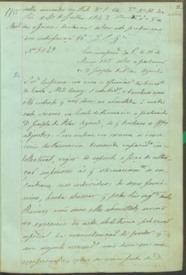 "Em cumprimento da Portaria de 16 de Março 1855 sobre a pretenção de D. Josepha do Pilar Oga...